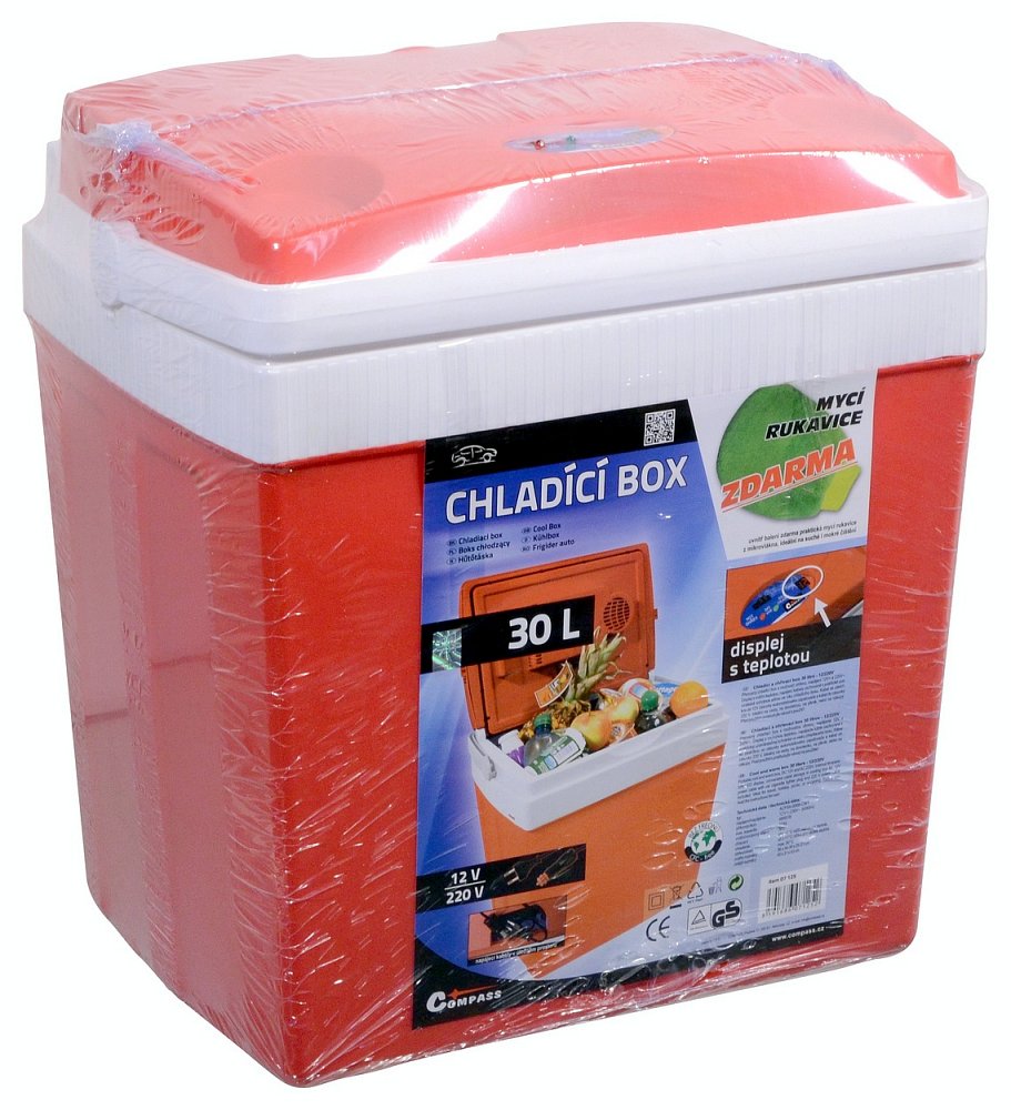 Chladc box  30litr RED 220/12V displej s teplotou
