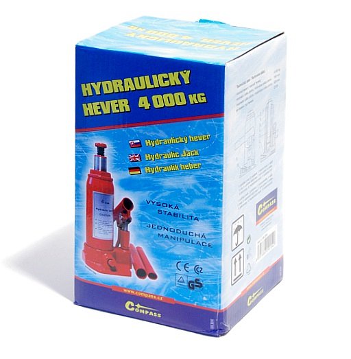 Hever hydraulick 4 t  TV, GS, CE