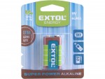 EXTOL ENERGY Baterie 9V (6LR61) alkalick, balen 1ks
