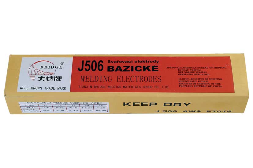 Elektrody bazick 2,0mm J506 balen v krabici 2,5kg