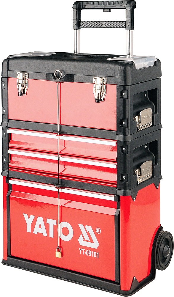 YATO Kufr vozk na nad 3 sekce 2 zsuvky YT-09101