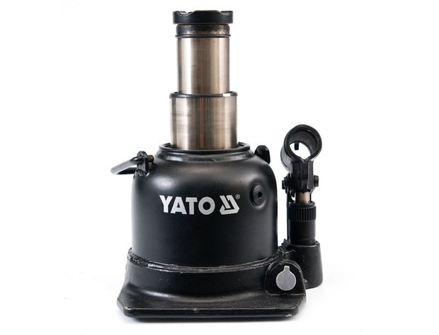 Zvedk hydraulick  YATO panenka s 2 stupovm pstem, 10 tun, nzkoprofilov