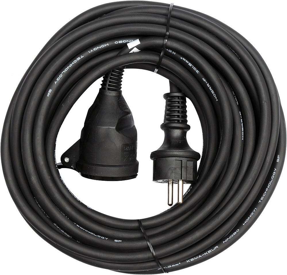 YATO Prodluovac kabel 30m, 230V 3x1,5mm, gumov izolace, 1 zsuvka YT-81023