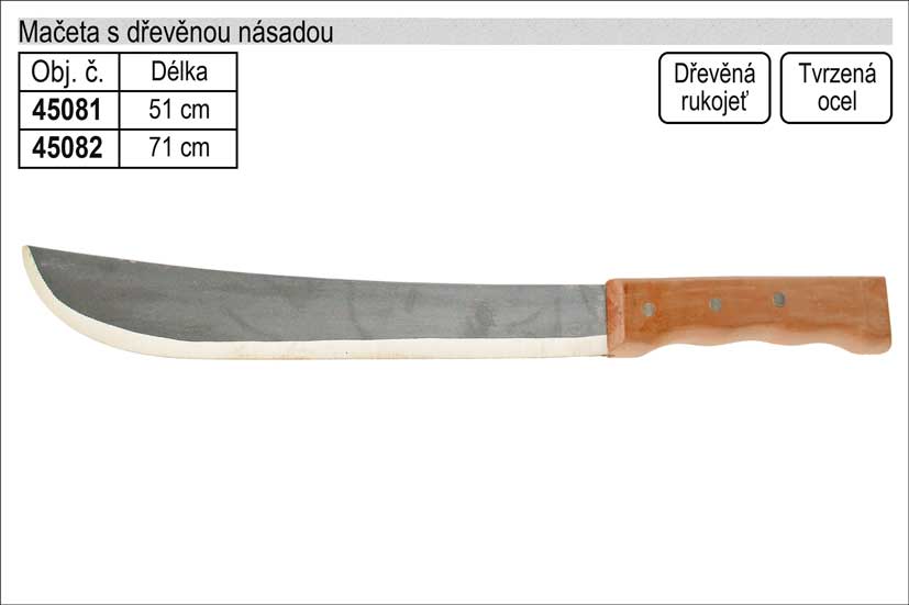 Mačeta délka 710mm