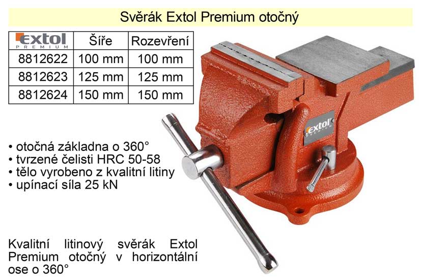 Svrk Extol Premium oton 150 mm