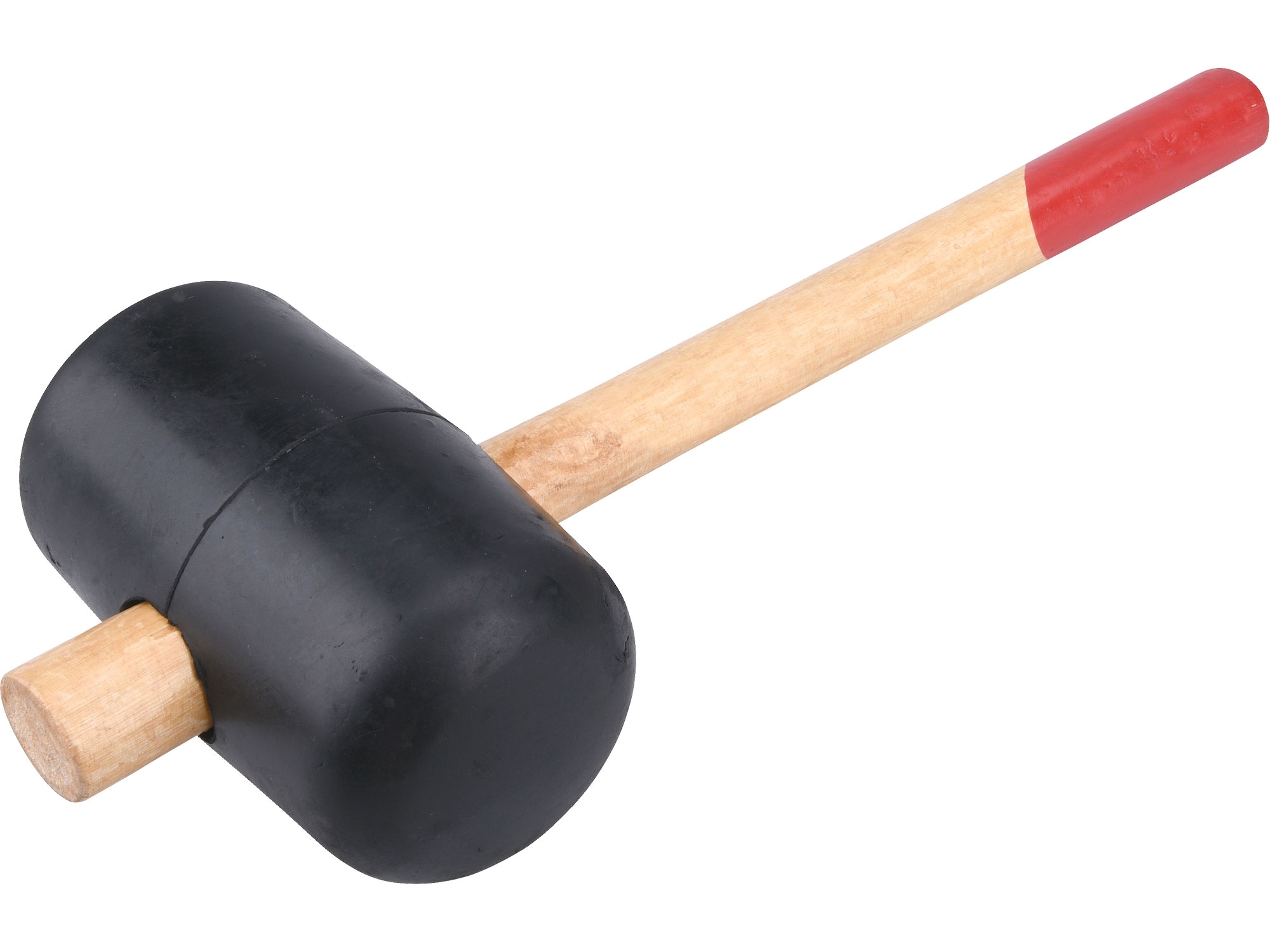 Palička gumová, černá, 900 g, s dřevěnou násadou, 85 mm, Extol Craft