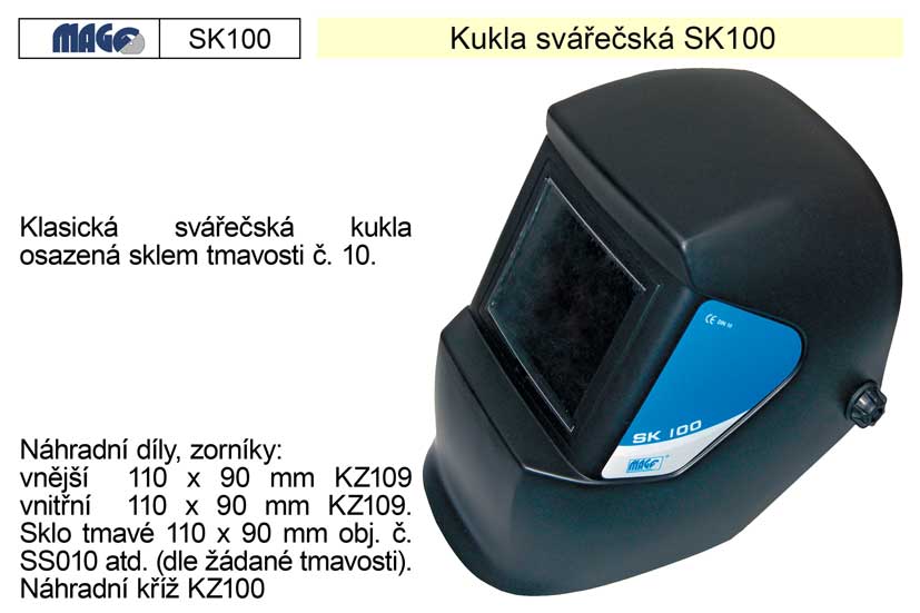 Kukla svářečská SK100