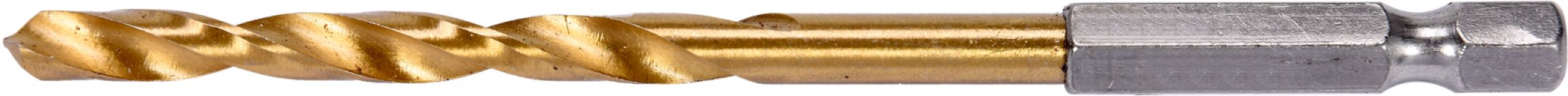 Vrták do kovu HSS-titan 10,0mm se šestihranou stopkou 1/4" Yato YT-44772