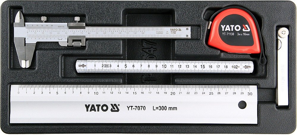 Vložka do zásuvky, YT-55474, sada měřidel, 5 kusů, Yato
