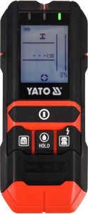 YATO Detektor kovů, elektrických kabelů, dřeva a vlkoměr YT-73138