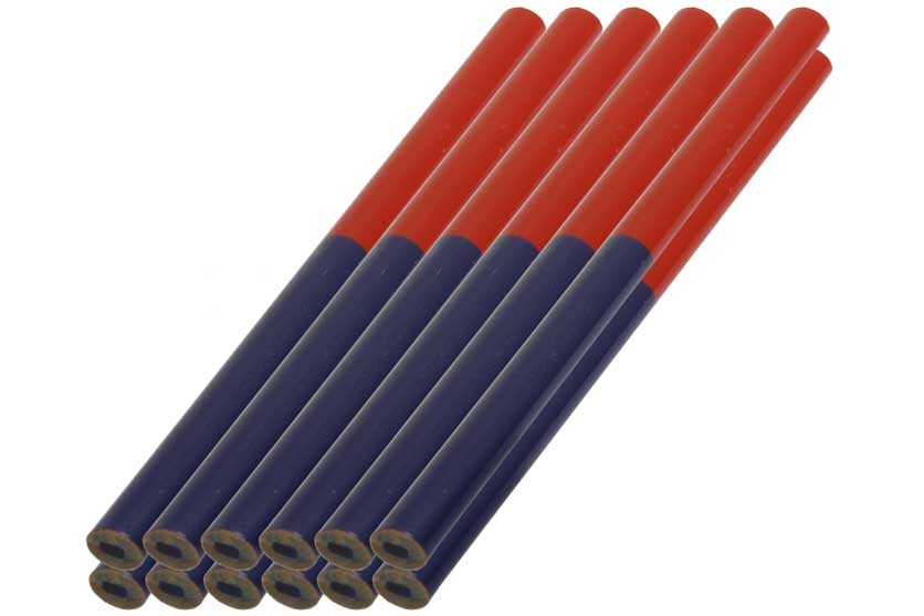 Tužky tesařské 175mm červeno/modré sada 12 kusů 0.1 Kg NÁŘADÍ Sklad2 TR222960
