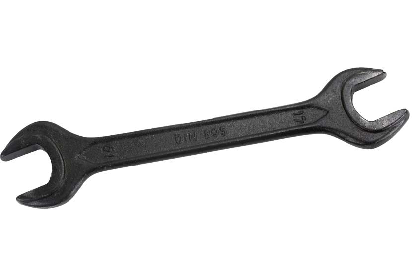 Klíč otevřený oboustranný černý 17x19 Strend Pro 231607