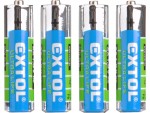 EXTOL ENERGY Tužkové baterie AA 1,5V (LR6) ZnCl balení 4ks