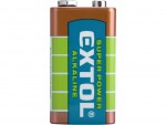 EXTOL ENERGY Baterie 9V (6LR61) alkalické, balení 1ks