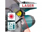 pila pokosov 185mm aku s laserem SHARE20V, BRUSHLESS, 20V Li-ion, 2000mAh
 8791826