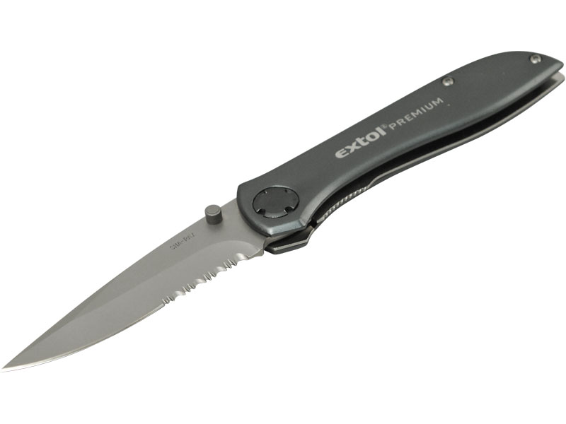 nůž zavírací, nerez, 205/115mm, délka otevřeného nože 205mm, délka zavřeného nože 115mm,
