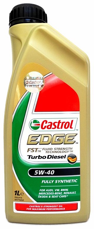 Olej motorový Castrol EDGE Turbo Diesel 5W-40 1L