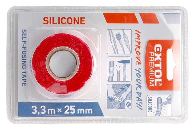 Páska silikonová samofixační, 25mm x 3,3m Extol Premium 8856200