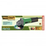 PROCRAFT PW750 hlov bruska 125mm 750W Soft start