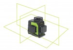 Kov laser 3D 360 zelen paprsek, samonivelan STREND PRO INDUSTRIAL GF360G 30m/50m
