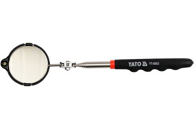 Inspekční teleskopické zrcátko, s LED osvětlením, Yato