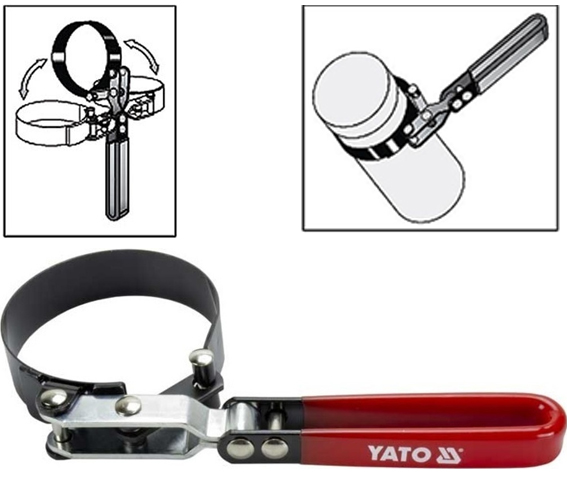 Pásový klíč na olejové filtry  60 - 73 mm Yato