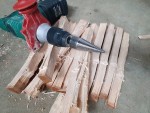 Štípací trn - kužel na dřevo 38x115mm s uchycením SDS+